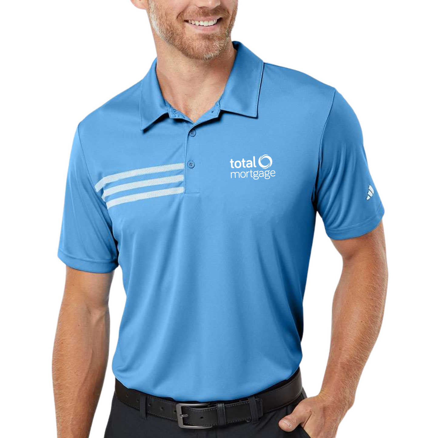 Adidas Men's 3-Stripe Chest Polo